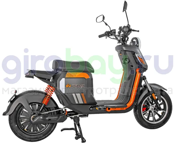 Электроскутер WENBOX U2 1500W (60V/30Ah) - Чёрный фото №7