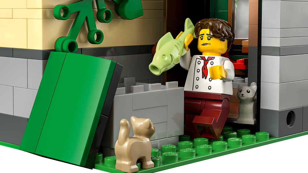 Конструктор Лего айконс Уголок в стиле Тюдоров 10350 | LEGO Icons Tudor Corner 10350 | коллекционный дом 3266 деталей 18