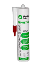 Герметик силиконовый "Masterteks" санитарный белый 290мл