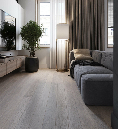 Паркетная доска AlixFloor Дуб серый перламутровый ALX1034