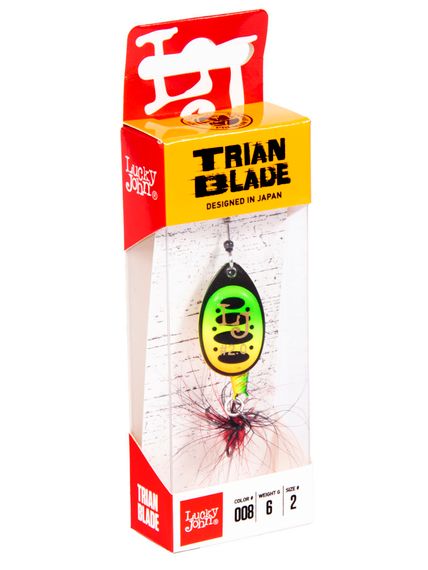 Блесна вращающаяся Lucky John TRIAN BLADE ROUND 06.0г 008