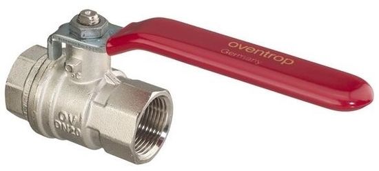 Кран шаровый Oventrop Optibal 1/2" ВВ арт. 1076004 рукоятка рычажная из оцинкованной стали