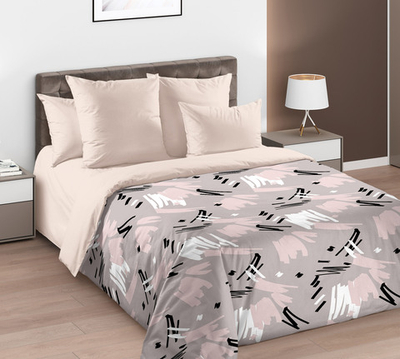 Постельное белье перкаль ЕвроСтандарт Взмах кисти 1