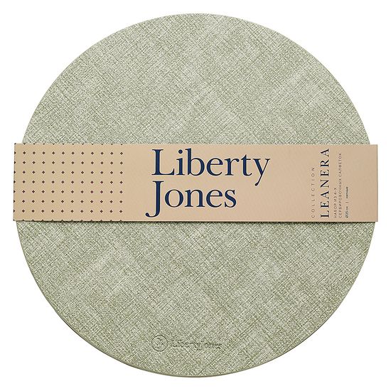 Набор из 4-х сервировочных салфеток leanera, D35 см, мятные