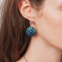 Серьги Fiore Luna AE01235-11 BL/S