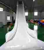 Надувная водная горка на надувной опоре «Универсальная», 7,5*2*4,5 м