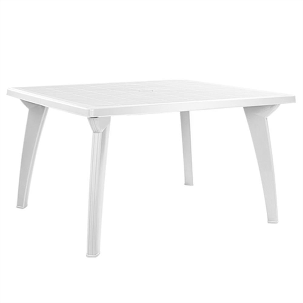 Стол прямоугольный &quot;СОЛНЦЕ&quot; 80х140 см. Цвет: Белый. Арт.: 741