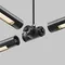 T-образный плоский коннектор для системы Shelf с вводом питания Technical ca015tc-p-b