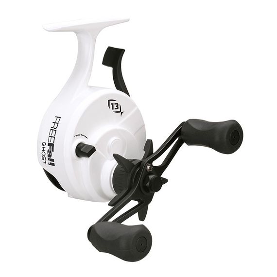 Катушка 13 FISHING Black Betty Free Fall Ghost Ice Reel - 2.5:1 Gear Ratio w/ NEW Line Window - Righ