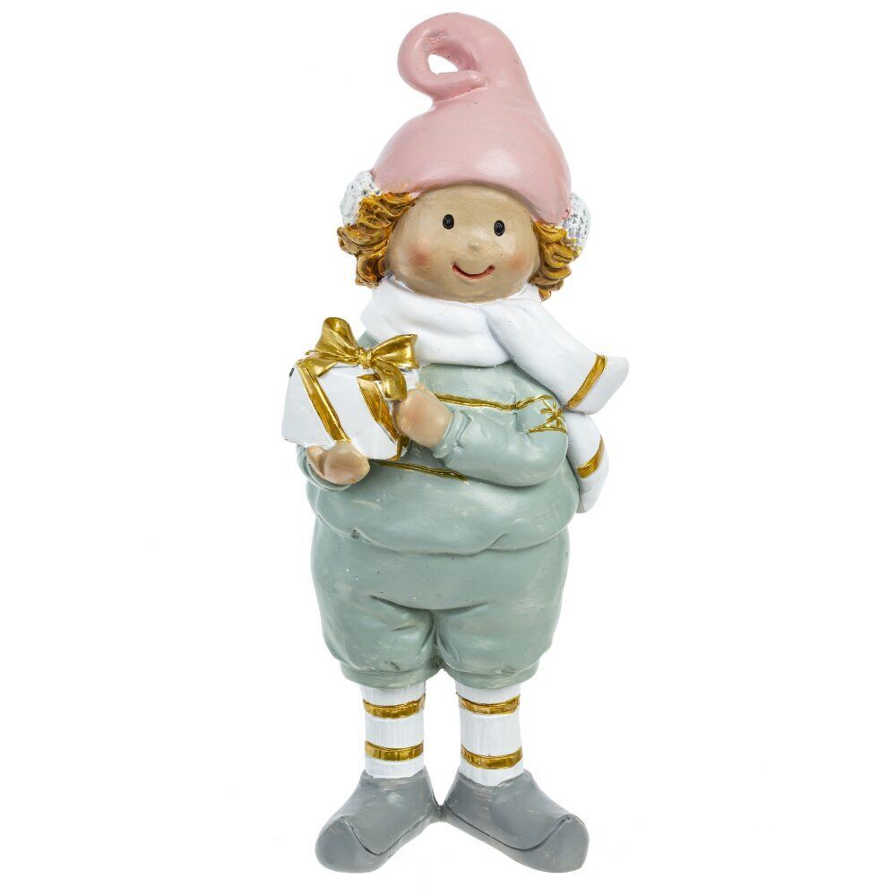 GAEM Фигурка декоративная "Мальчик/Девочка", L8 W8 H16 см, 2в.