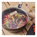 Крышка стеклянная de Buyer с деревянной ручкой (28 см)
