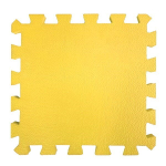 Коврик-пазл BABYPUZZ (4 плиты 50x50x1см, 1кв.м./уп), текстура кожа, желтый от 100 шт.