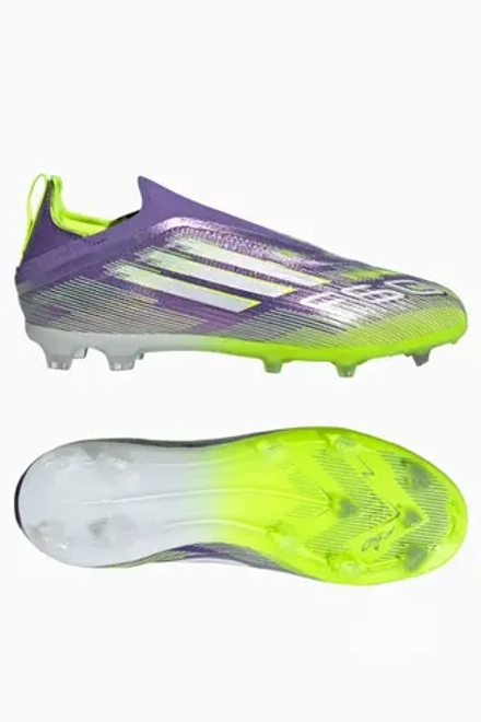 Бутсы adidas F50 Elite LL FG Junior - фиолетовый