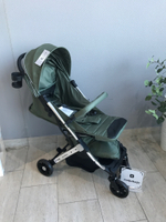 Kоляска детская прогулочная Farfello Comfy Go Comfort (Silver Green Chrome/Зелёный на серебре CG-103