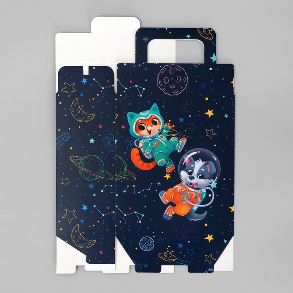 Коробки складные «Космическое счастье», 18 x 15 x 7.5 см