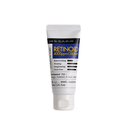Крем ночной омолаживающий с ретиноидами Derma Factory Retinoid 4000ppm cream, 30 мл