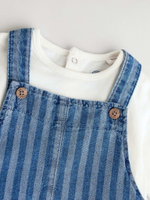 Комбинезон и боди в комплекте для малышей Next E47-397, Молочный, Синий