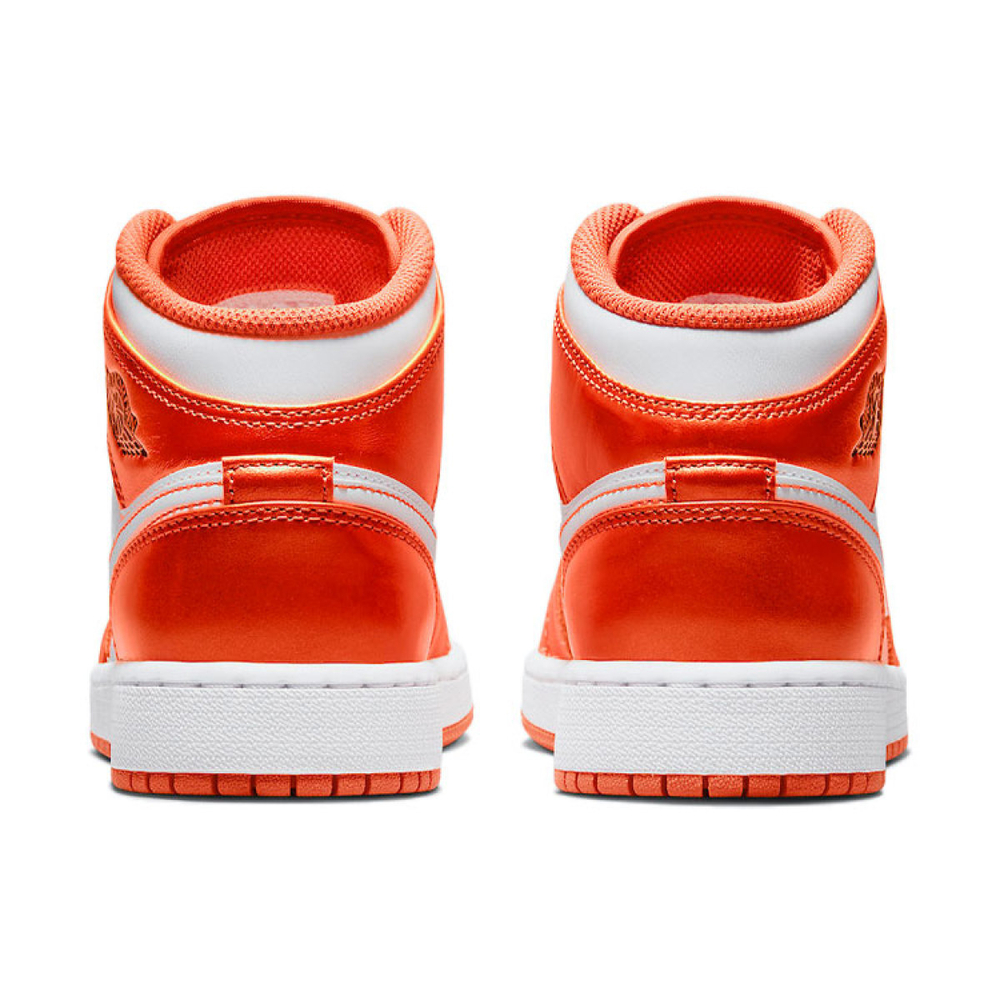 Кроссовки Air Jordan 1 Mid SE GS Electro Orange
