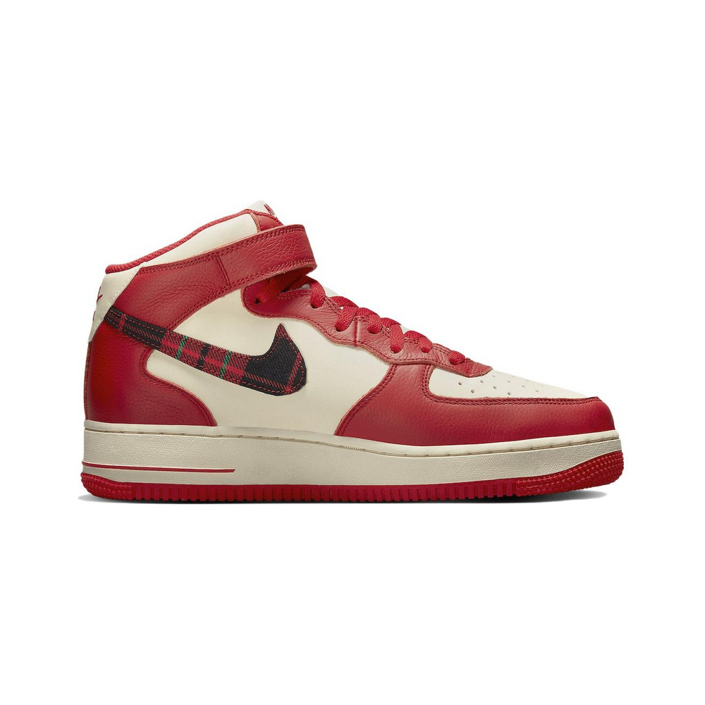 Кроссовки Nike Air Force 1 Mid LX Red Plaid
