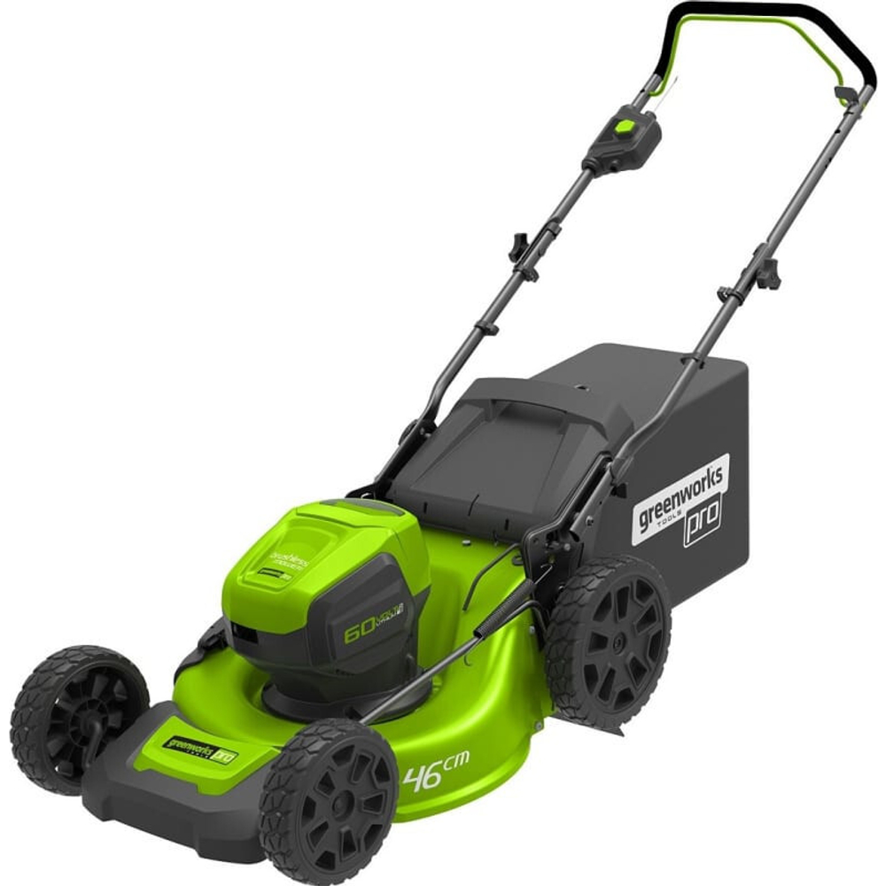 Газонокосилка GREENWORKS 60 V аккумуляторная без акб и з/у   2502807