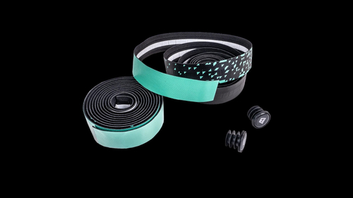 Оплетка "Blocks" Bianchi на руль EVA+PU, толщина 3мм, цветная на 1/3 длины. Индивидуальная упаковка, баренды, ленты на финиш.