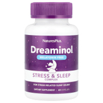 NaturesPlus, Dreaminol®, комплекс для борьбы со стрессом и улучшения сна, без мелатонина, 60 капсул