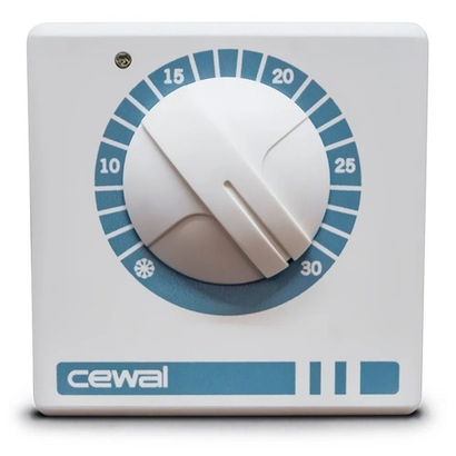 RT01 Термостат Cewal RQ 91934910 механический, комнатный (белый)