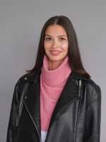 Манишка вязаная (Розовый)