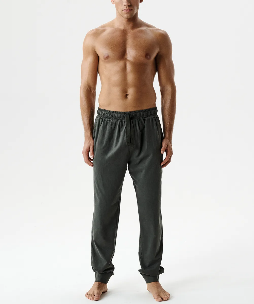 Мужские штаны пижамные Atlantic, 1 шт. в уп., хлопок, хаки, NMB-043