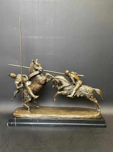 Скульптурная композиция «Бой герцога Кларенса и рыцаря Фонтена»