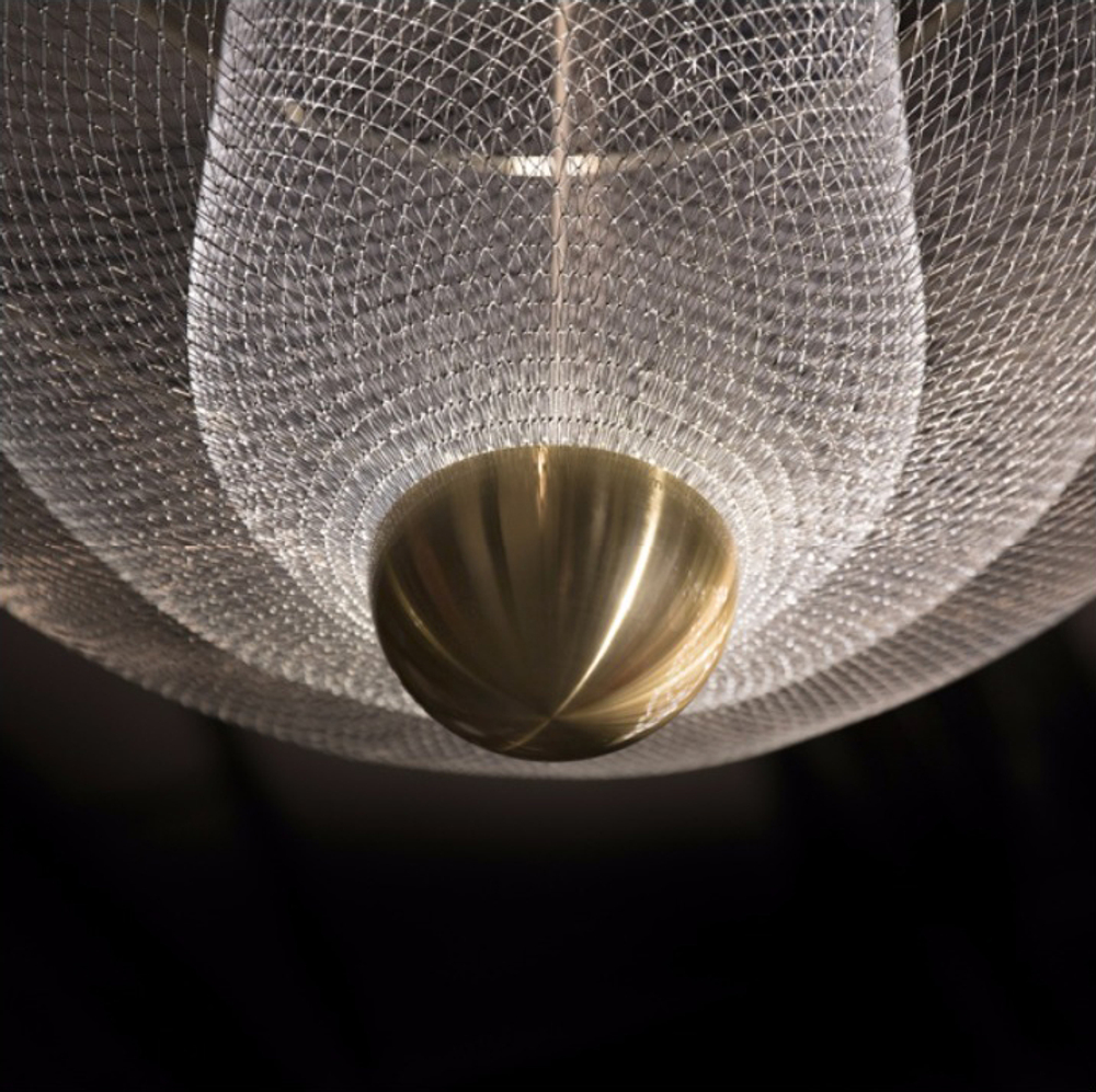 Подвесной дизайнерский светильник  Meshmatics by Moooi D60 (золотой)