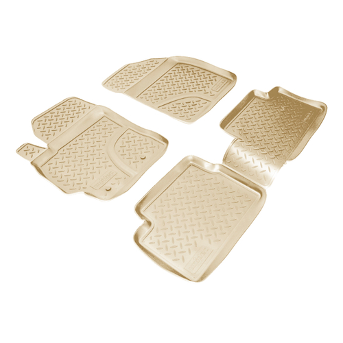 Ковры в салон Norplast/Unidec для Toyota Corolla в кузове E14 (2007-)Полиуретан,Бежевый, арт.NPL-Po-88-12-B