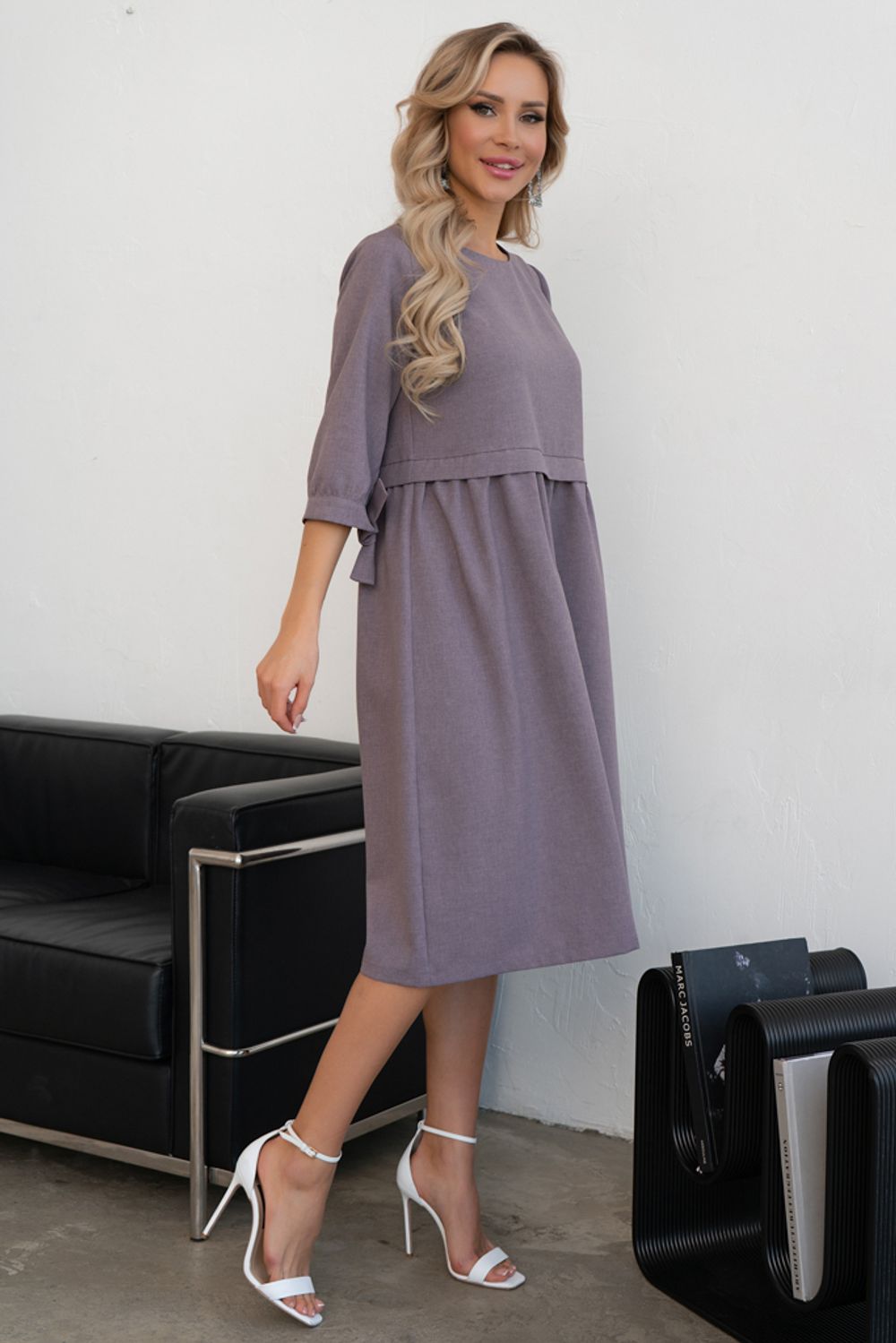 Платье Арчи (пудровый) Р11-1028/6 Nikol (Акция)