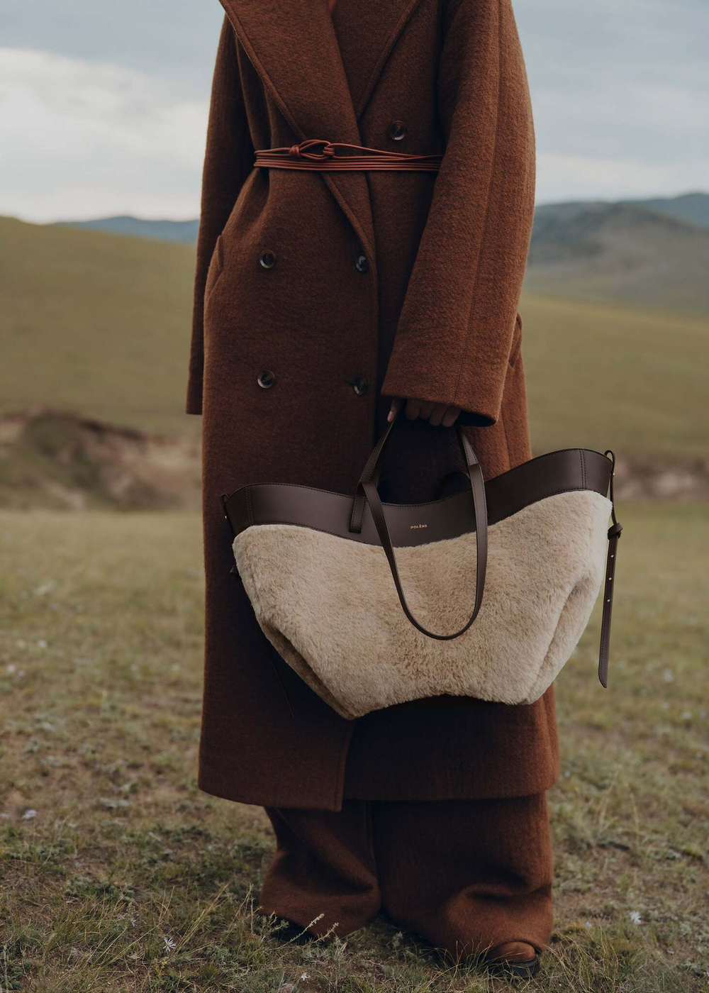 Сумка Polene Cyme EDITION ALPACA