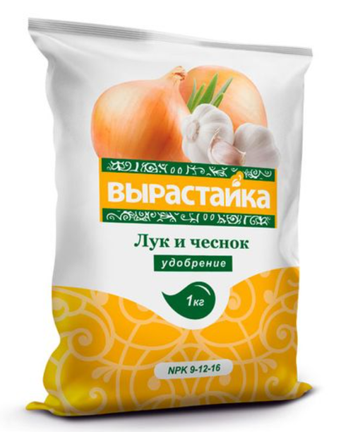 Удобрение комплексное- Лук,Чеснок "Вырастайка"1кг/25шт.уп
