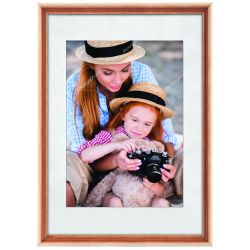 Фоторамка Image Art С20 20х25 деревянная из сосны, цвет натуральный с частичным затемнением, вставка-прозрачный пластик