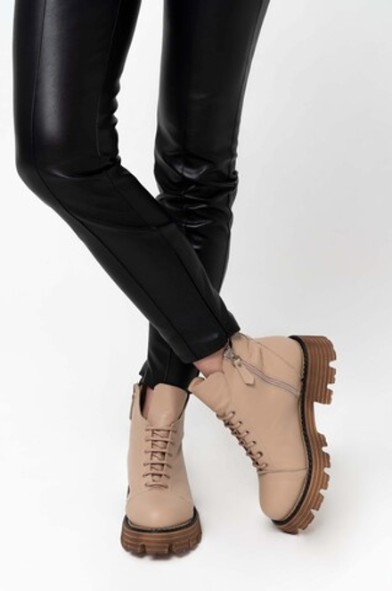 Ботинки из натуральной кожи на меху