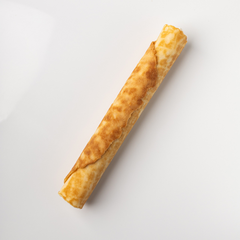 Вафельная трубочка со сливочным кремом