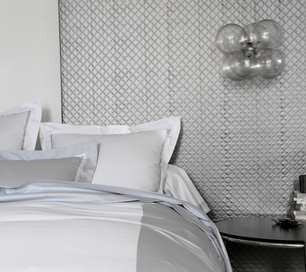 Постельное белье 2 спальное евро Blanc des Vosges Amboise Metal