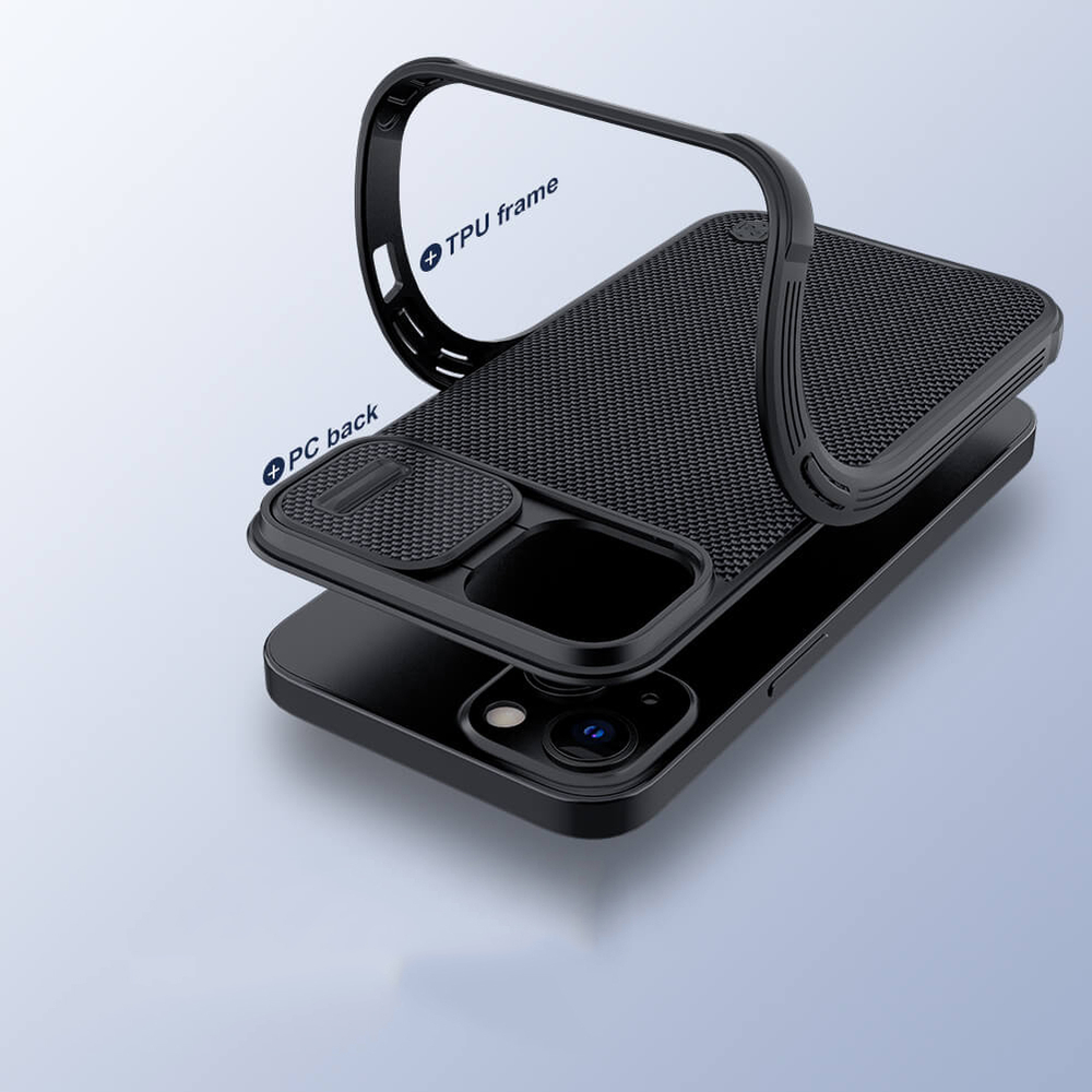 Чехол Nillkin Textured Case Pro Magnetic с защитой камеры для iPhone 13