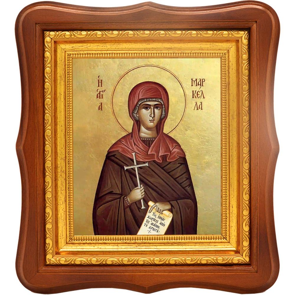 Маркелла Хиосская святая мученица. Икона на холсте.