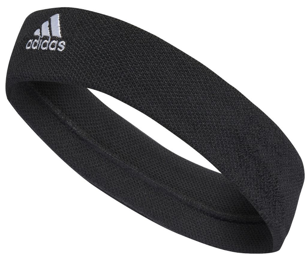 Повязка на голову теннисная Adidas Tennis Headband - black/white