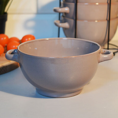 Набор бульонниц 4 предмета 650мл на подставке "Сахара"