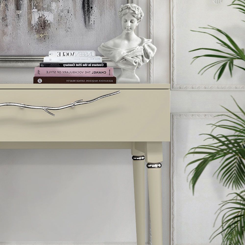 Консоль Арт Колор matte Классик Сильвер Серый шелк матовый