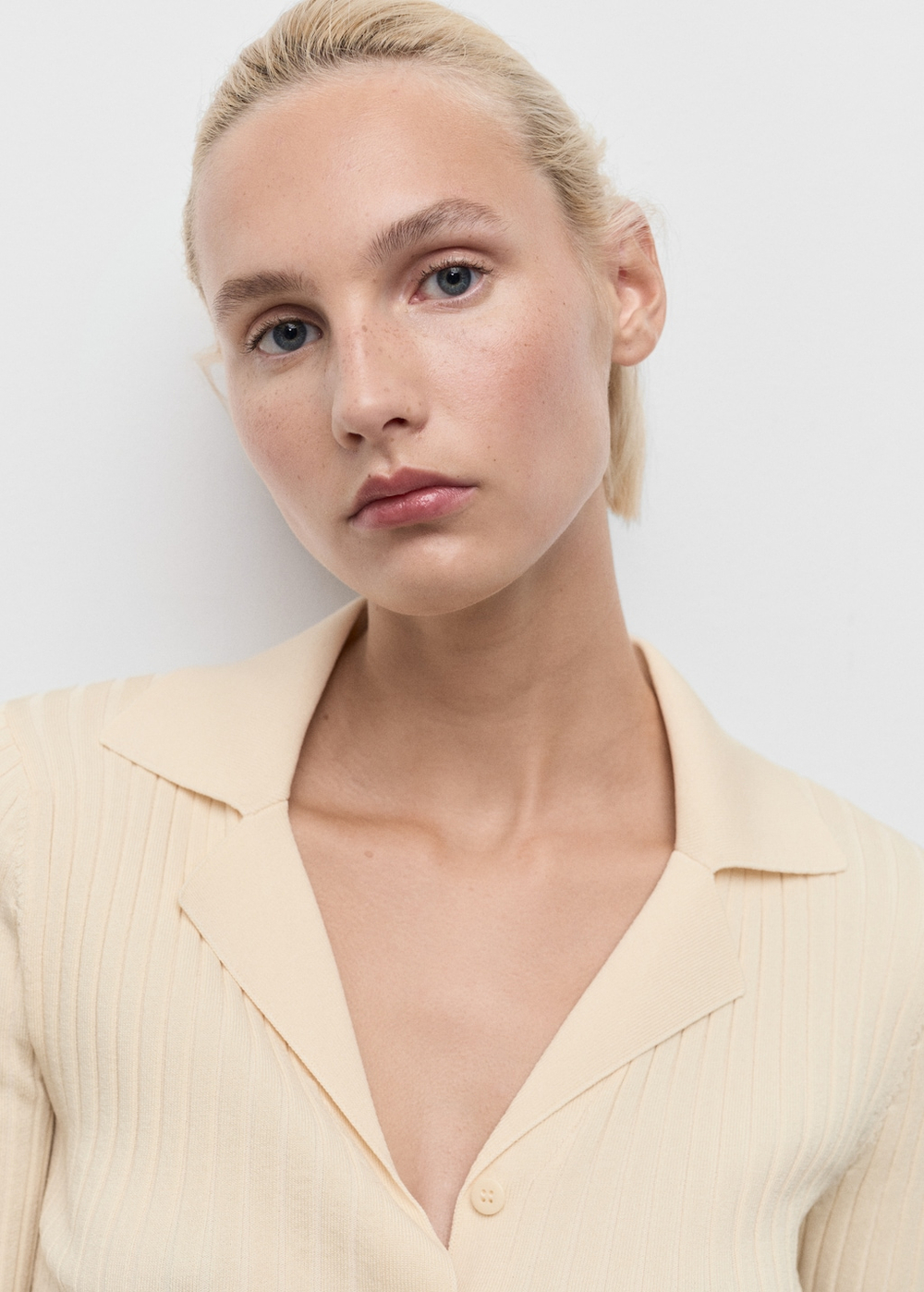 Кардиган с большими лацканами