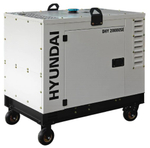 Электростанция дизельная с воздушным охлаждением HYUNDAI DHY 20000SE в кожухе