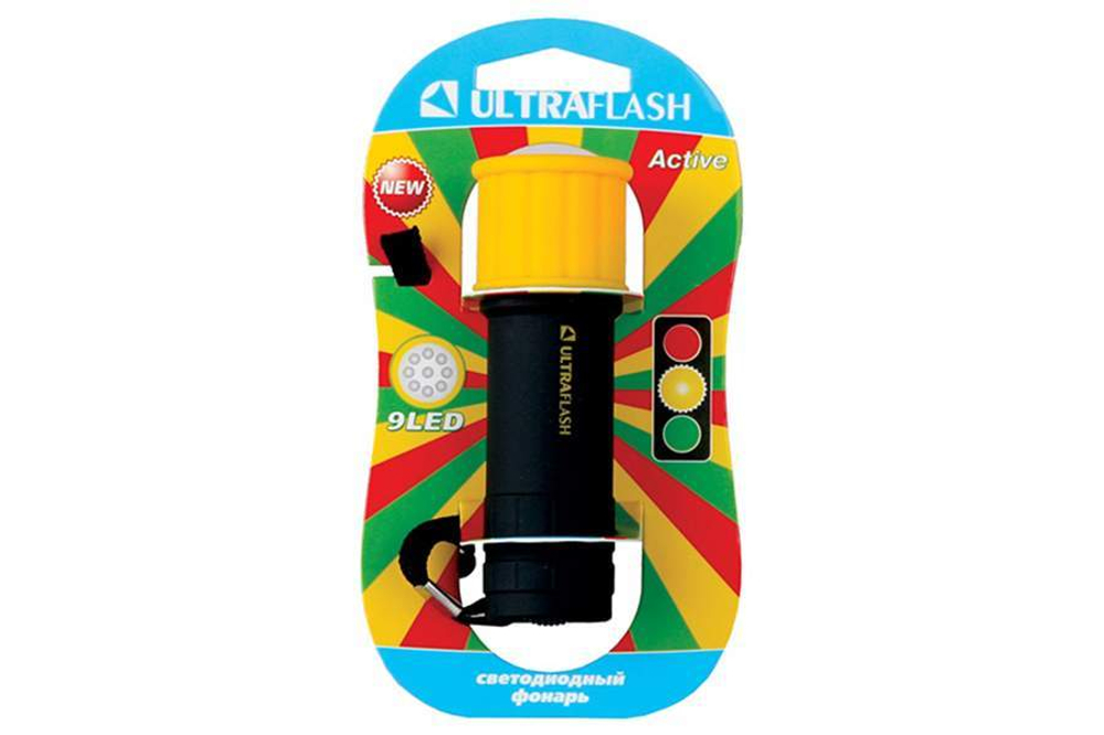 Фонарь Ultraflash LED15001-B 3XR03 светофор