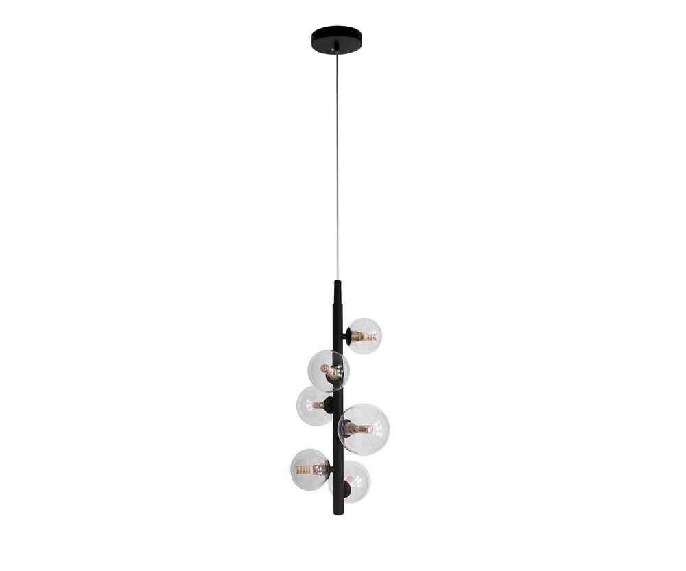 Подвес Иона черный d23 h120 G9 30W (4000K) (Led лампы в комплекте 4000К)