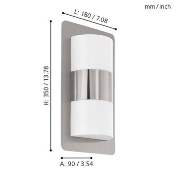 Бра 2*E27 98085 черный Cistierna Eglo