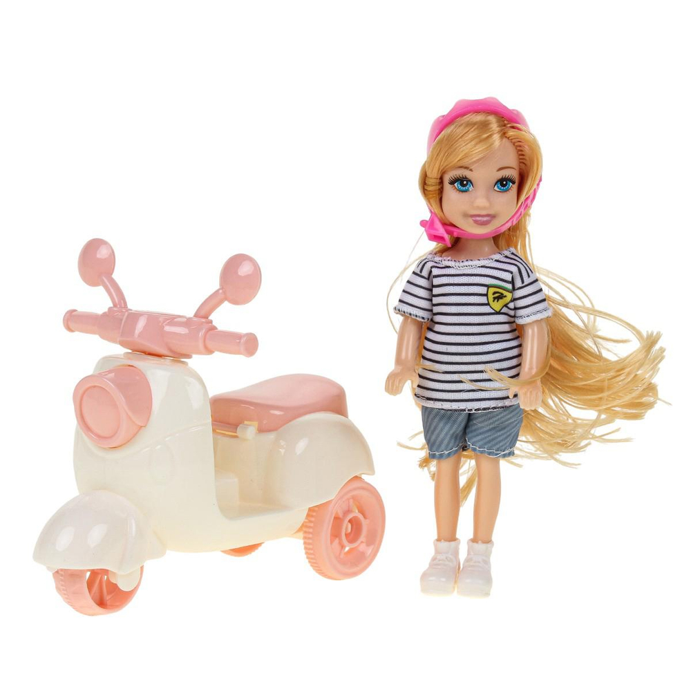 Кукла тип модница с аксесс. коробка 1351